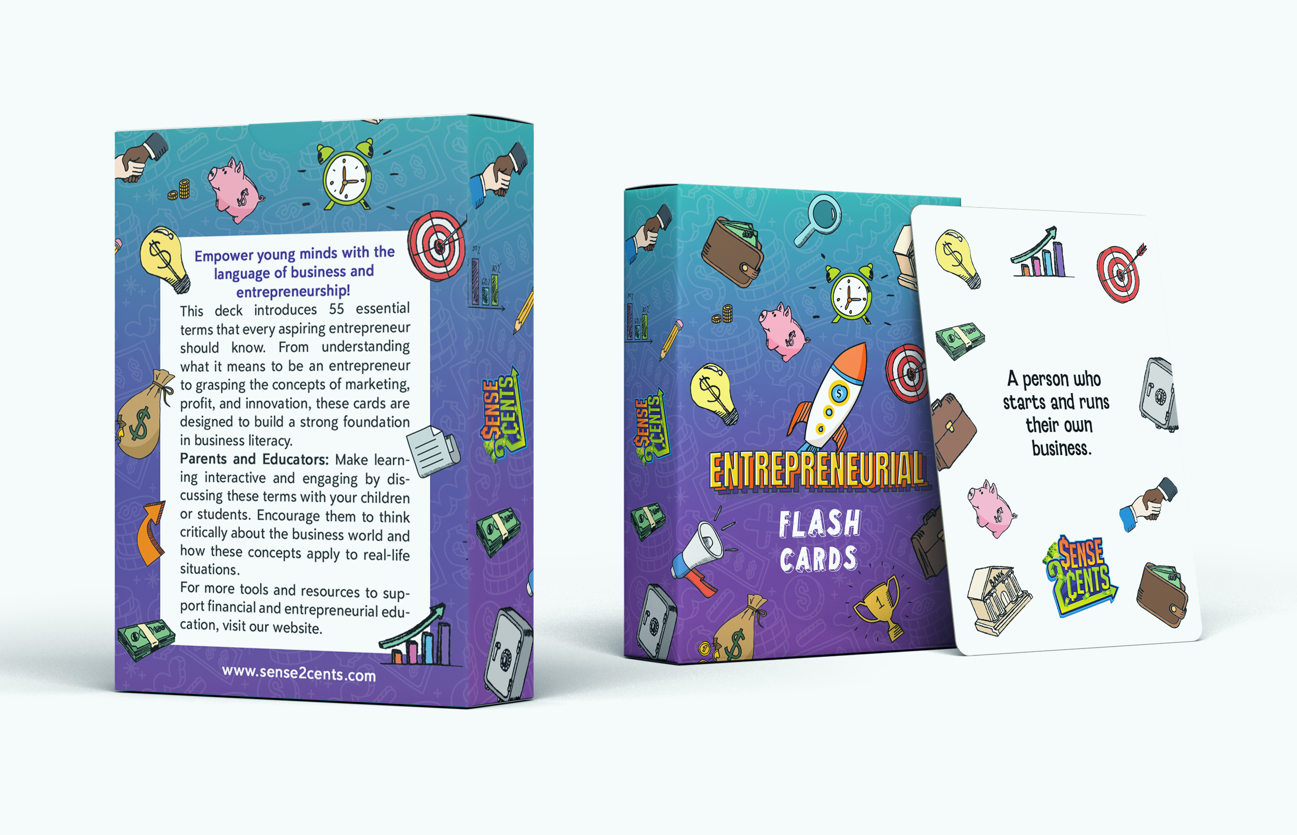 Sense 2 Cents Entrepreneurial Cards