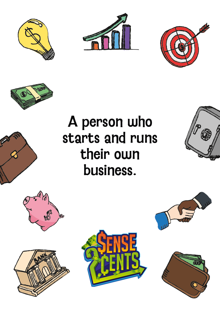 Sense 2 Cents Entrepreneurial Cards