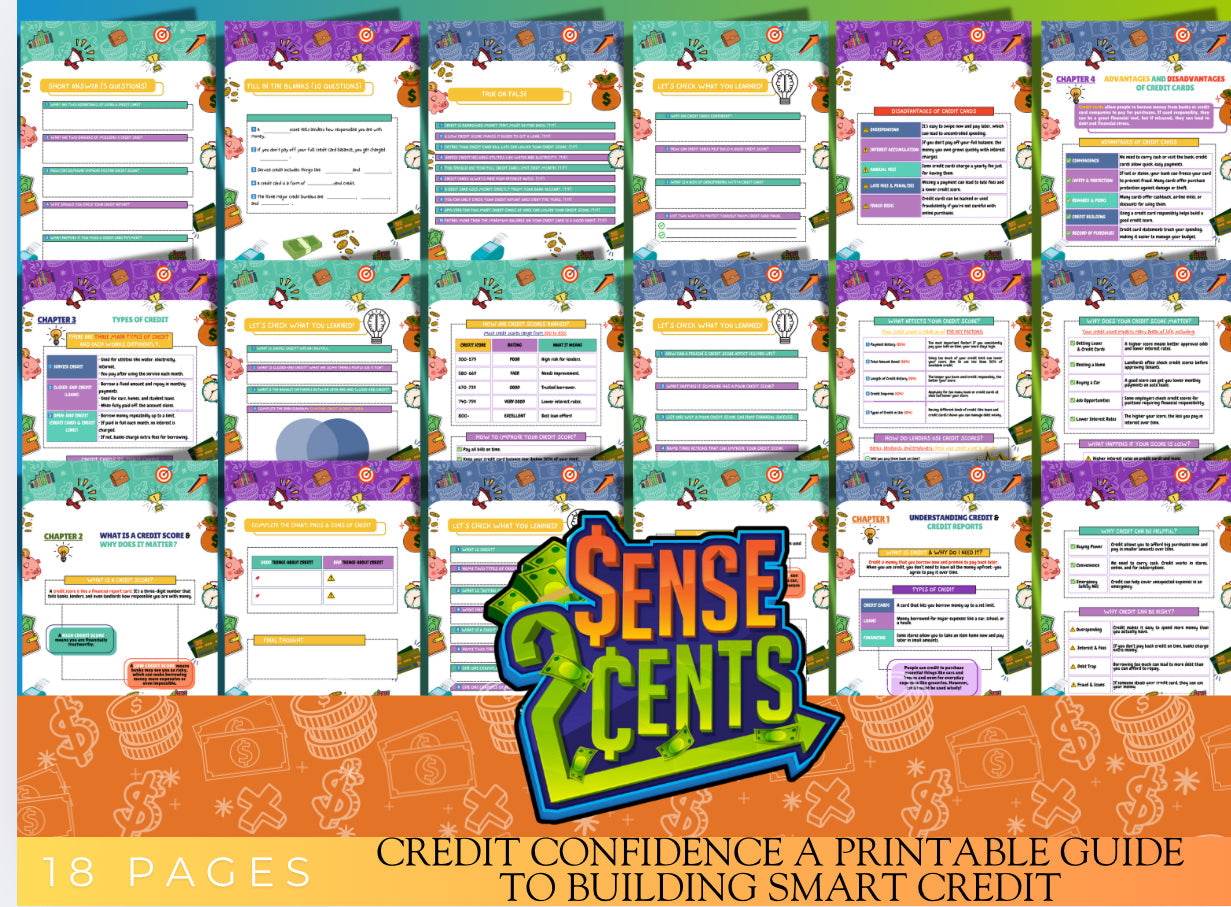 Credit Confidence: A Printable Guide to building smart credit.